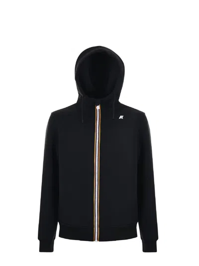 K-way Berenger Hoodie Black In Black