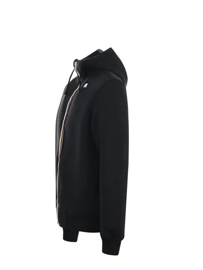 K-way Berenger Hoodie Black In Black