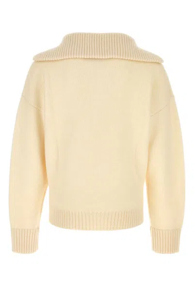 Shop Bottega Veneta Knitwear In White