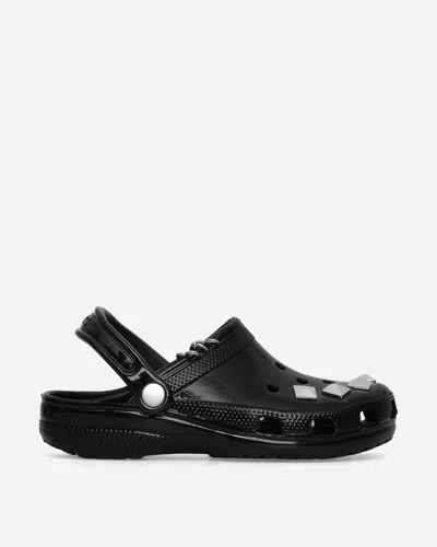 Crocs Women S Classic Studded Clogs In Black