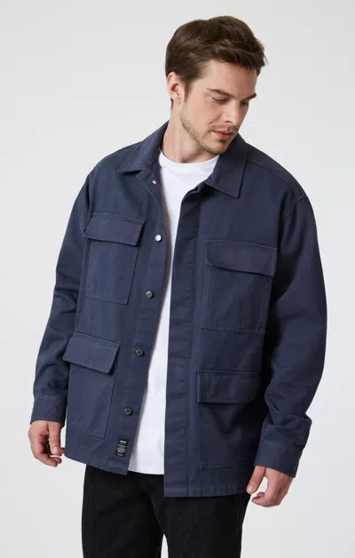 Mavi Multi-pocket Jacket In Dark Shadow In Dark Blue