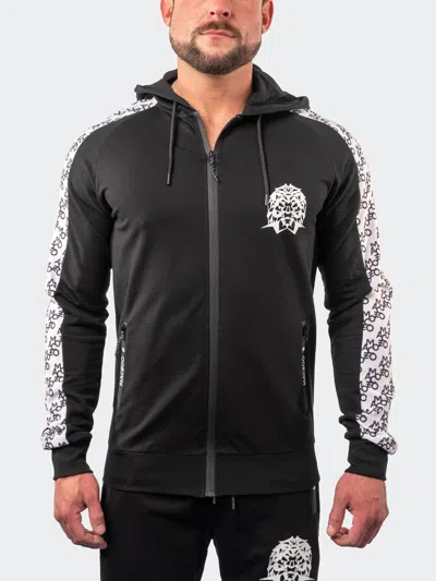 Scaling Hoodie Monogram Black In Black