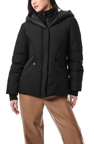 Bernardo Short Heavy Puffer In Black