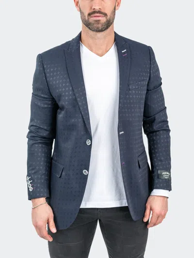 Rise Blazer Descartes Fleurdelis Blue In Blue