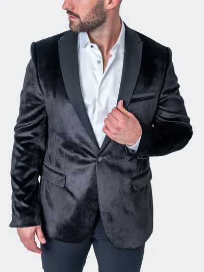 Rise Blazer Tesla Velvet Black In Black