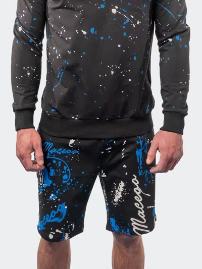 Scaling Shorts Abstract Black In Black