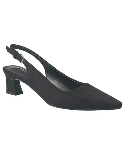 French Connection Women's Wesley Slingback Cube Block Heel In Black