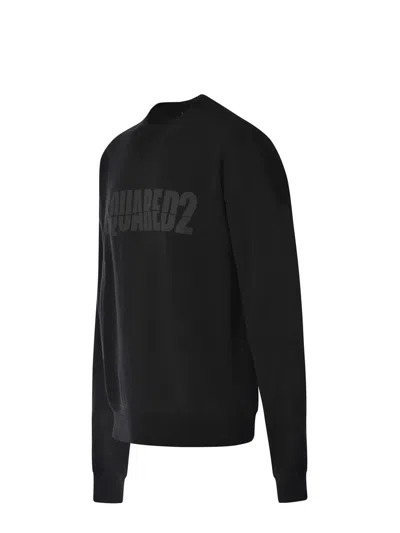 Dsquared2 Logo-printed Pullover Sweatshirt In Black