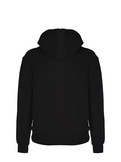 Dsquared2 Icon Logo Black Sweatshirt With Classic Hood In Black
