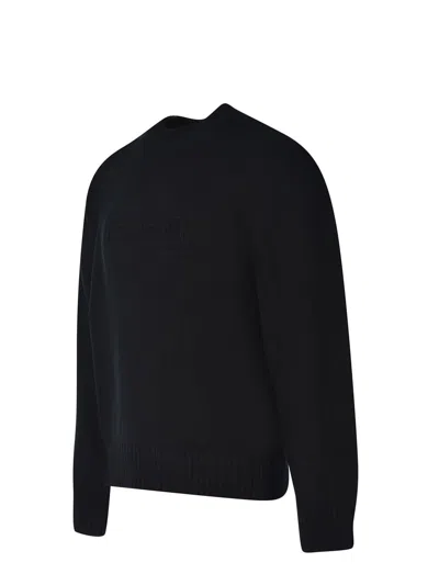 Dsquared2 Logo-print Knitted Jumper In Black