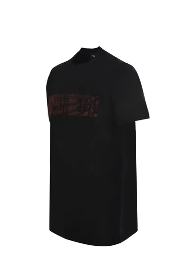 Dsquared2 3d-printed Logo Cool Fit T-shirt In Black