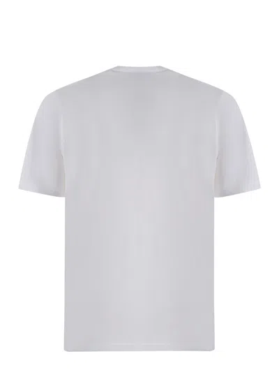 Dsquared2 'cool Fit Tee' White T-shirt With Logo Print On The Front In Cotton Man In White