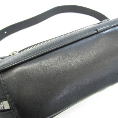 Pre-owned Burberry Black Leather Shopper Bag ()