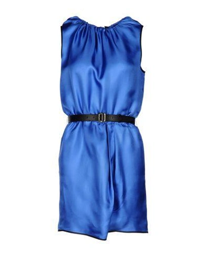 Shop Dsquared2 Short Dresses In Blue