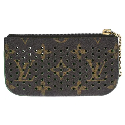 Pre-owned Louis Vuitton Pochette Clés Brown Canvas Clutch Bag ()