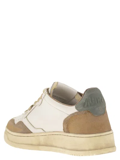 Shop Autry Super Vintage Leather Sneakers