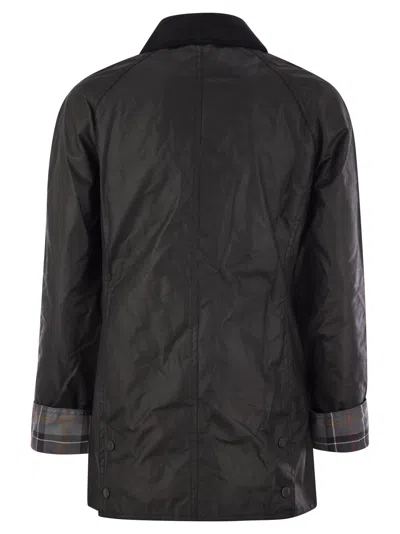 Barbour Beadnell - Waxed Jacket In Black