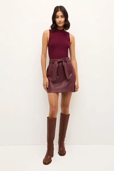 Marie Oliver Vallie Skirt In Merlot