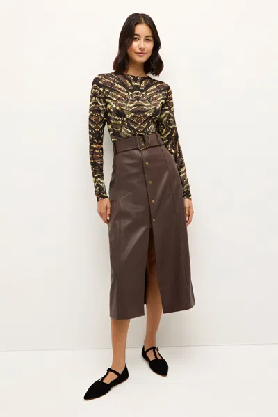 Marie Oliver Chelsea Skirt In Walnut
