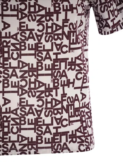 Elisabetta Franchi Lettering Jersey T-shirt Small