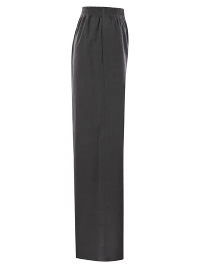 Fabiana Filippi Wool Blend Wide Leg Pants