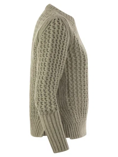 Herno Knitwear In Alpaca And Wool Yarn