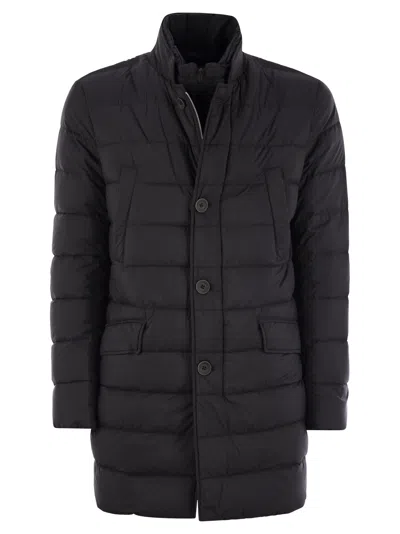 Herno Feather Coat With Legend Line  Pi007ule19288 9460