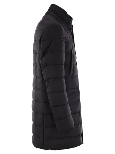 Herno Feather Coat With Legend Line  Pi007ule19288 9460