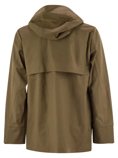 K-way K Way Erhal Tech Wool Blend Hooded Jacket