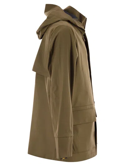 K-way K Way Erhal Tech Wool Blend Hooded Jacket