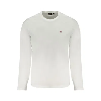 Napapijri White Cotton T-shirt In White