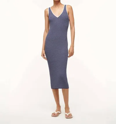 Staud Dana Dress In Blue