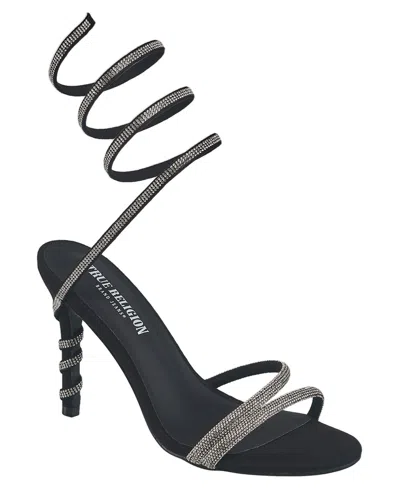True Religion Women's Spiral Ankle Heel In Black