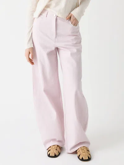 Remain Birger Christensen Cocoon Striped Pant In Ballerina Combo In Pink