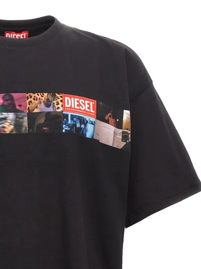 Shop Diesel T-boxty T-shirt Black