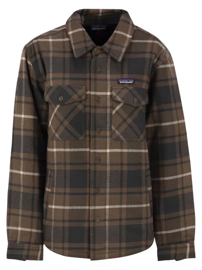 Shop Patagonia Padded Flannel Shirt