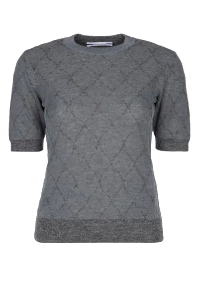 Jacob Cohen Maglia Girocollo Mezza Manica In Gray