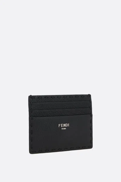 Shop Fendi Wallets In Black