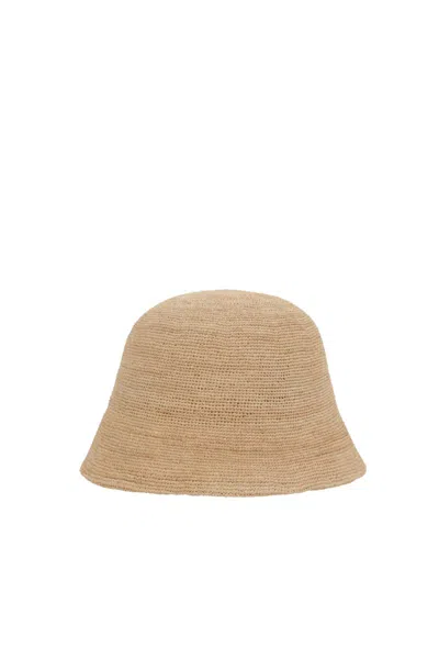 Shop Loewe Hat In Beige