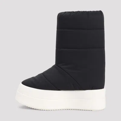 Rick Owens Drkshdw Drkshdw By Rick Owens Mega Bumper Lunar Boot Black And Pearl In Black