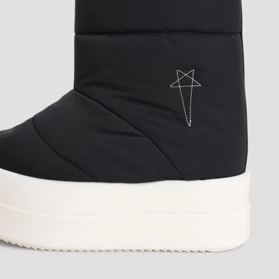 Rick Owens Drkshdw Drkshdw By Rick Owens Mega Bumper Lunar Boot Black And Pearl In Black