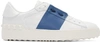 VALENTINO GARAVANI White & Navy Leather Sneakers
