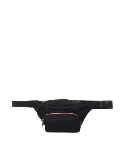 Moncler Durance Logo Belt Bag In Black