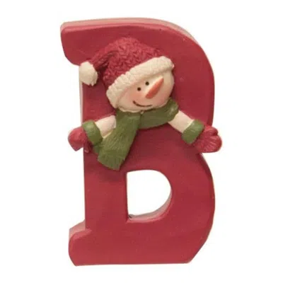 Homegifo 7/set Resin "believe" Letters With Snowmen