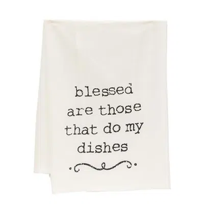 Homegifo *blessed Are Those That Do My Dishes Dish Towel