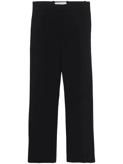 Golden Goose Black Relaxed Pant In Polar Night