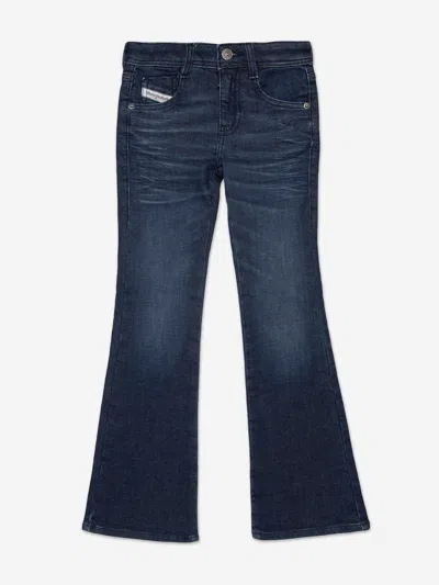 Diesel 1984 Slandy-high-j Trousers  In Blue