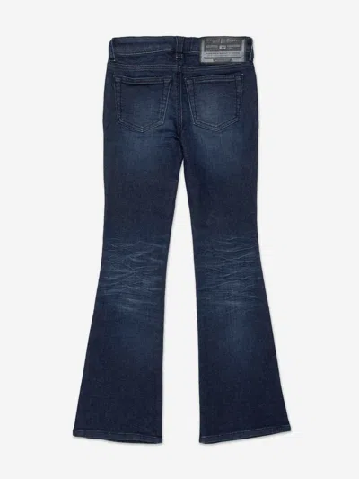 Diesel 1984 Slandy-high-j Trousers  In Blue