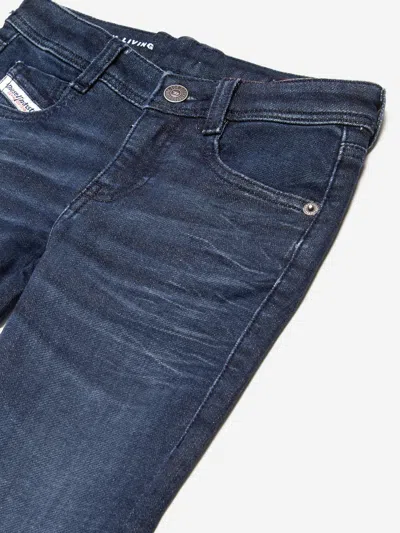 Diesel 1984 Slandy-high-j Trousers  In Blue