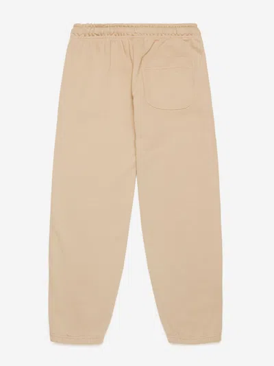 Diesel Oval D-embroidered Track Pants In Beige